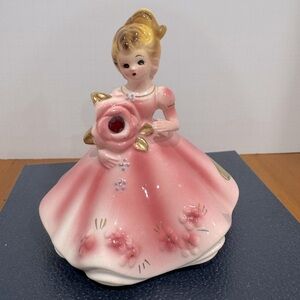 Josef 1950s vintage birthday figurine january garnet